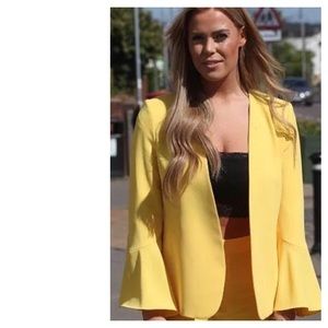 Zara yellow blazer, brand new with tags!